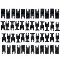 Oscillating Tools 1-3 8 4 Inch Multi-tool Blades For Wood Metal And Hard Materials 48 Pieces