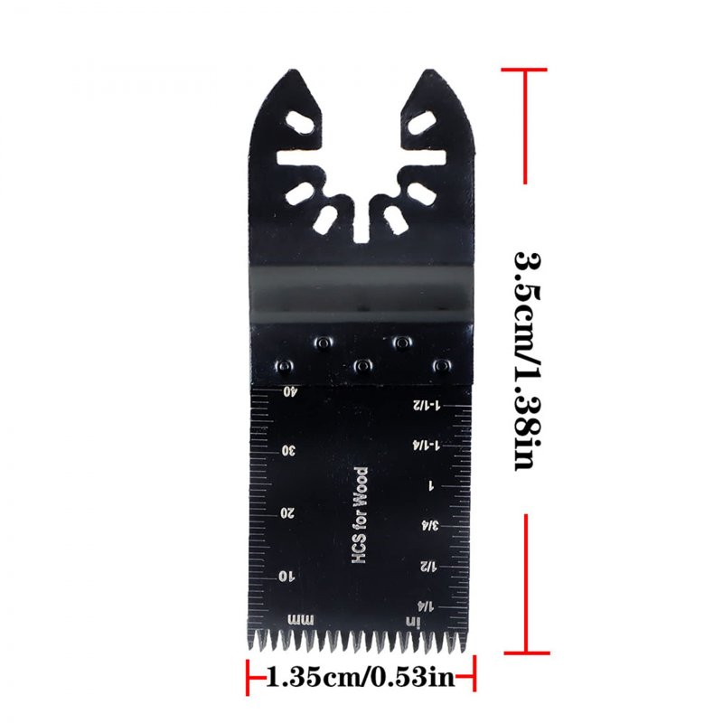 Oscillating Tools 1-3 8 4 Inch Multi-tool Blades For Wood Metal And Hard Materials 48 Pieces