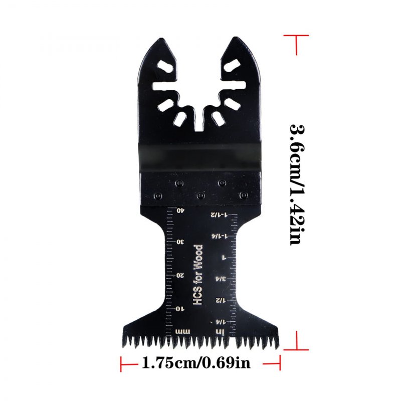 Oscillating Tools 1-3 8 4 Inch Multi-tool Blades For Wood Metal And Hard Materials 48 Pieces
