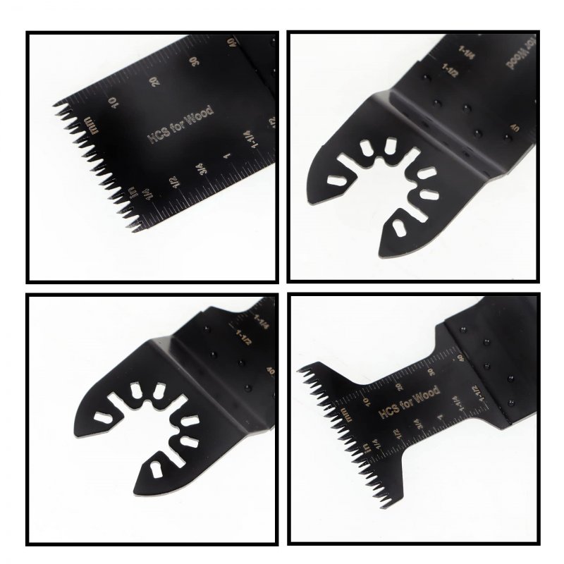 Oscillating Tools 1-3 8 4 Inch Multi-tool Blades For Wood Metal And Hard Materials 48 Pieces