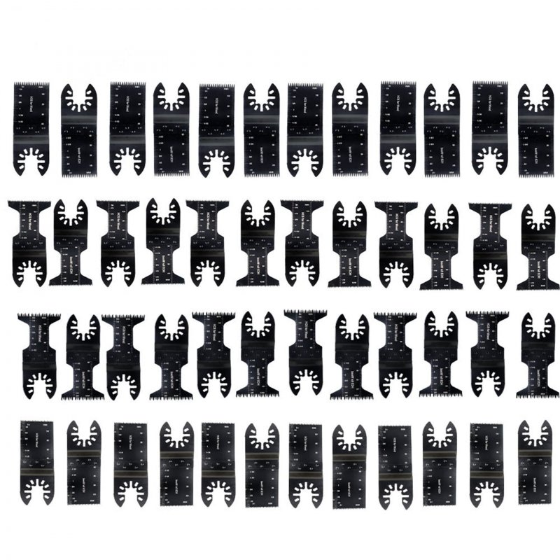 Oscillating Tools 1-3 8 4 Inch Multi-tool Blades For Wood Metal And Hard Materials 48 Pieces