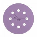 Uxcell 10pcs 5-inch Purple Sanding Discs 1000 Grits 8 Hole Hook And Loop Professional Aluminum Oxide Sand Paper Wet Dry Polish