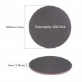 Uxcell 20pcs 600 Grit Sanding Sponge 5 Inch Hook And Loop Disc Wet Dry For Car Wood Drywall Metal