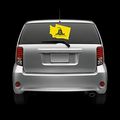 Washington State Shaped Gadsden Flag Windshield Sticker Self Adhesive Vinyl Wa Fa 