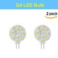 Makergroup 12v G4 Led Bulb 3w Bi-pin Round Wafer Disc Light 20-30 Watt Equivalent Daylight White 6000k For Puck Lights In Rv