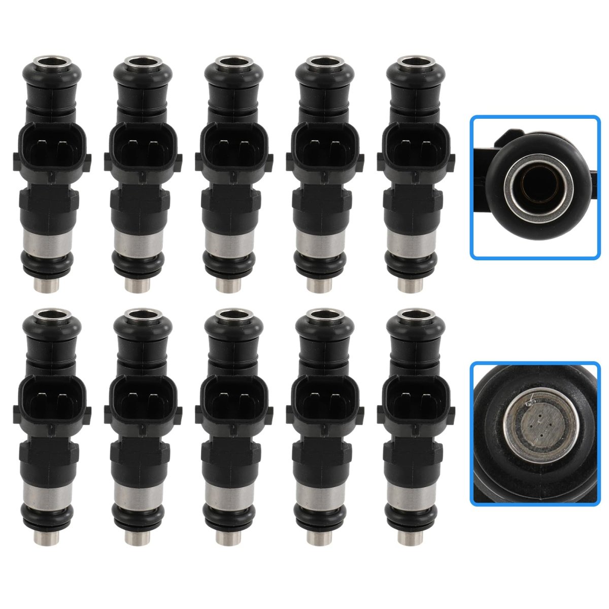 Fuel Injectors Set Fit For 2016-2019 Ford Fj1521 10pcs