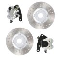 Front Brake Calipers And Disc Rotor Kit For Yamaha Big Bear 350 Yfm350 1999 400 Yfm400 2000 To 2006 4kb-2582t-00-00 
