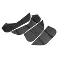 1 Set Door Anti Kick Pad Stickers Carbon Fiber Pattern Anti-scratch Guard Protector For Toyota Corolla Cross Zsg10 10 Series 