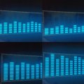Keeda Sound Music Activate Sensor Car Auto Sticker Led Light Equalizer Glow Audio Voice Rhythm Lamp Blue 45x11 Cm