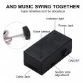 Keeda Sound Music Activate Sensor Car Auto Sticker Led Light Equalizer Glow Audio Voice Rhythm Lamp Blue 45x11 Cm