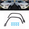 Labwork Fender Flares Set Replacement For 2014-2017 Cherokee Front Left And Right 2pcs Black 68210314ae 68210315ae Ch1290111