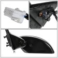 In1320121 Factory Style Driver Left Side Mirror Manual Folding Power Adjust Heated Glass Memory Compatible With Infiniti M35