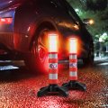 Stp Emergency Roadside Kit With Led Flares Jumper Cables Reflective Warning Triangle Tire Repair Gauge Gloves And Carrying Case