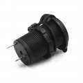 12v Waterproof Black Car Cigarette Lighter Female Socket W Panel 