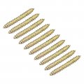 Uxcell 4x18mm Hanger Bolts 50pcs Double Ended Self-tapping Thread Wood To Dowel Screws For Connecting