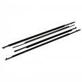 Gxywady 4 Pcs Door Belt Moulding Weatherstrips Replacement For Prius 2010 2011 2012 2013 2014 2015 Front Rear Set 75710-47021