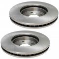 Motorbymotor Rotors 330mm Front Disc Ceramic Brake Pads Including Cleaner Dot4 Fluid Replacement For 2009-2015 Honda Pilot