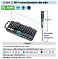 Pro Skit Sd-081e 12 In 1 Precision Screwdriver Set W Bits Maintenance Tool