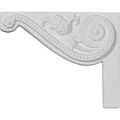 Ekena Millwork Sb08x06pe-l 8-inch W By 6 1 2-inch H 3 4-inch D Pearl Stair Bracket Left 