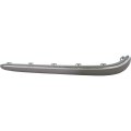 Rear Bumper Trim Molding For Mercedes Benz E500 2003 2004 2005 2006 And E350 Driver Side Outer Plastic Primed With Chrome Strip 