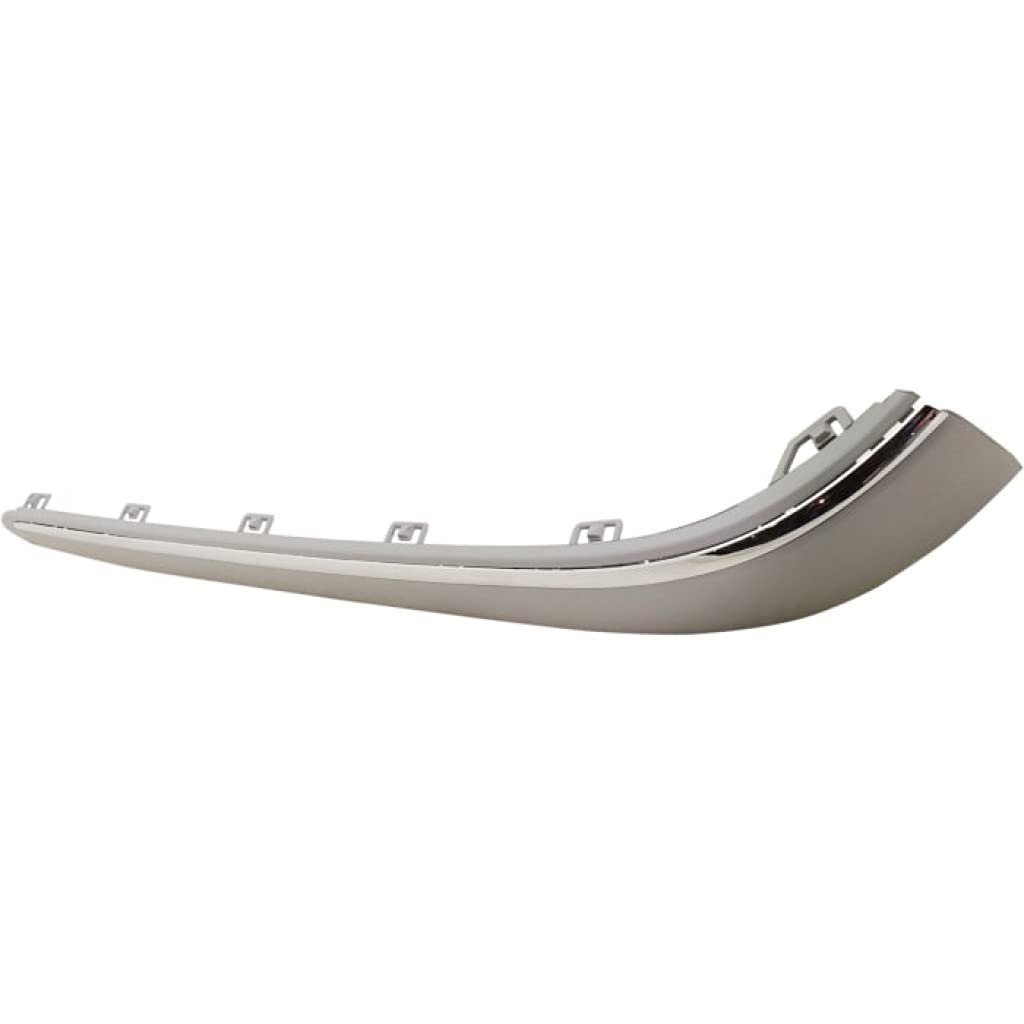 Rear Bumper Trim Molding For Mercedes Benz E500 2003 2004 2005 2006 And E350 Driver Side Outer Plastic Primed With Chrome Strip