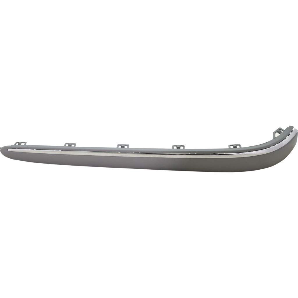 Rear Bumper Trim Molding For Mercedes Benz E500 2003 2004 2005 2006 And E350 Driver Side Outer Plastic Primed With Chrome Strip