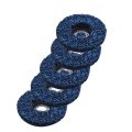 All-carb 5pcs 4-1 2 Inch X 7 8 Easy Clean And Strip Discs Wheel Fit For Wood Metal Fiberglass Surface Preparation Conditioning