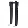 Motorcycle Carved Black 12 Riser 1 4 Handlebar Top Clamp Bolt-on For H-d Touring Dyna P N Tghd-hbs027b-v 