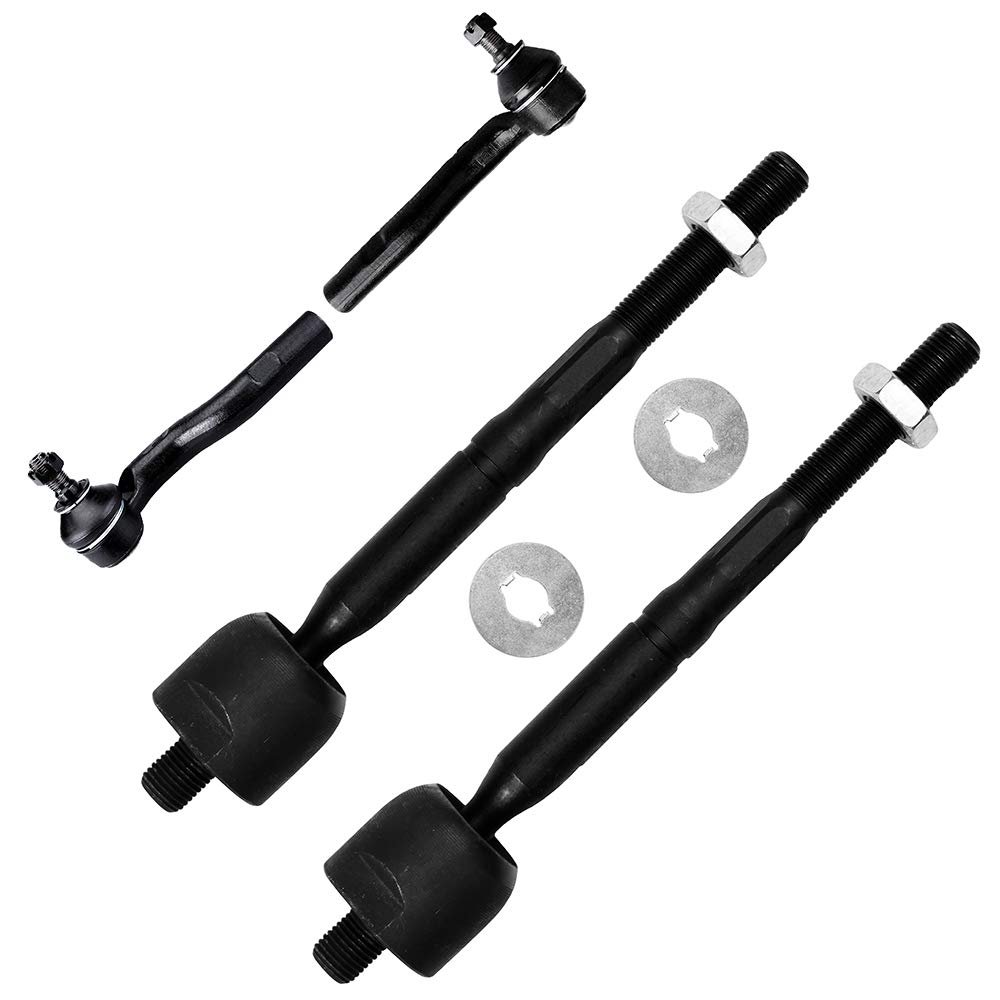 4 Piece Front Inner Outer Tie Rod End Kit Es80584 Es80585 Ev80600 For Lexus Gs300 1998 2005 Gs400 2000 Gs430 2001