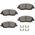 Front Disc Brake Pads Kit D1917-8929 For 2017-2018 Hyundai Santa Fe 2017-2019 Xl 4pcs 