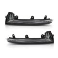 Sequential Led Side Mirror Turn Signal Light Pair For Porsche Cayenne 2015 2016 2017 2018 Clear Lens Black Housing Pmma Abs 