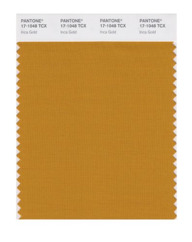 Pantone Smart 17-1048x Color Swatch Card Inca Gold