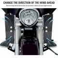 Fsfy Motorcycle Front Fork Wind Deflector Shield Honda Shadow Vt1100 Vt750 Vtx1300 Kawasaki Vulcan Classic Vn1500 For Yamaha