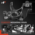 A-premium 2 X Front Suspension Steering Knuckles Compatible With Volkswagen Atlas 2018-2022 Cross Sport 2020-2022 Replace