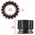 Caltric Differential Pinion Joint Driven Gear Compatible With Honda Trx250 Fourtrax 250 1985 1986 1987