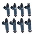 8 Pcs Fuel Injectors Replacement For 23250-50040 23209-50040 Fits 4runner Tundra Gx470 Lx470 Land Cruiser Sequoia 4 7l V8