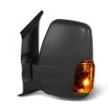 Auto Dynasty Fo1320602 Side Door Power Mirror With Short Arm Heated Signal Dual High Roof For Ford Transit 150 250 350 