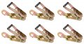 Ba Products Qty 6 Secure Tow 7031-shk2-x6 Six Wide Handle Ratchet With Snap Hook For Century Jerrdan Chevron Dynamic Wrecker 