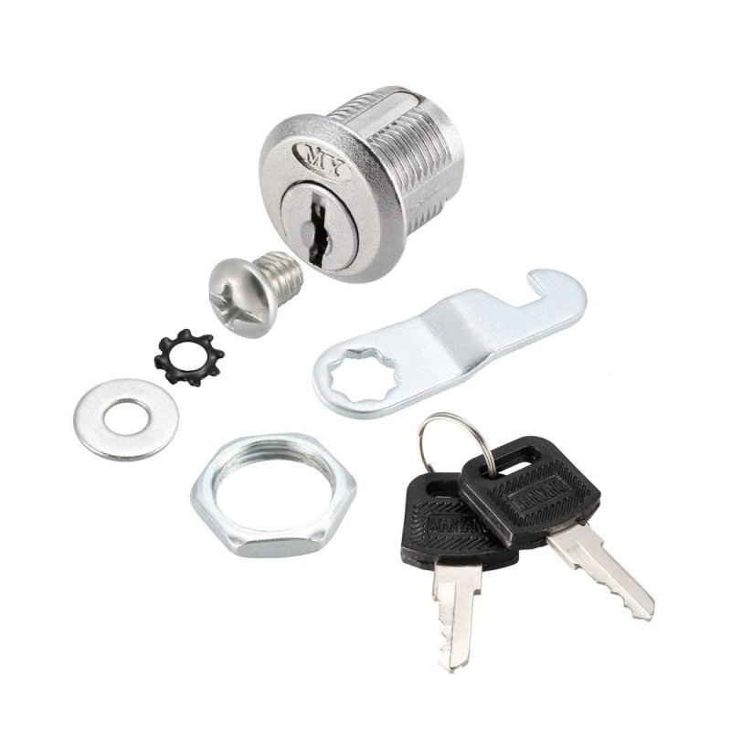 Cam Lock 5 8 Cylinder Length With No 1 Screw-on Type File Cabinet Keyed Different