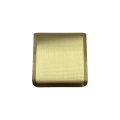 C R Laurence Bgcu1sb Crl Satin Brass Beveled Style Notch-in-glass Fixed Panel U-clamp 