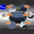 Uxcell 3xl 4 9m 190t Black Stormproof Breathable Outdoor Indoor Car Cover