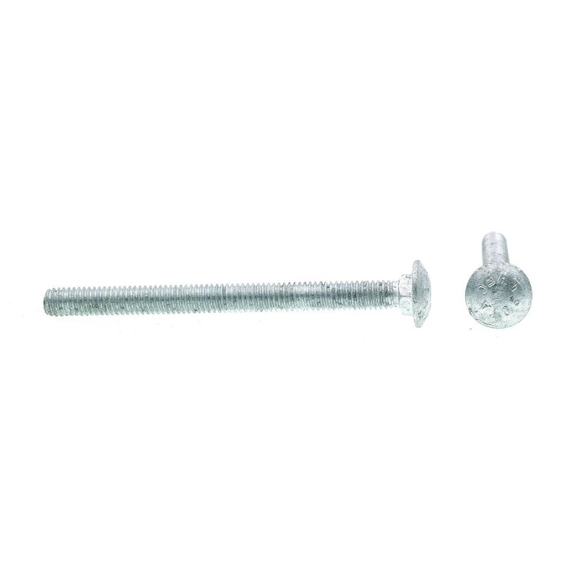 Prime-line Carriage Bolts 5 16 In -18 X 4 A307 Grade A Hot Dip Galvanized 25 Pack
