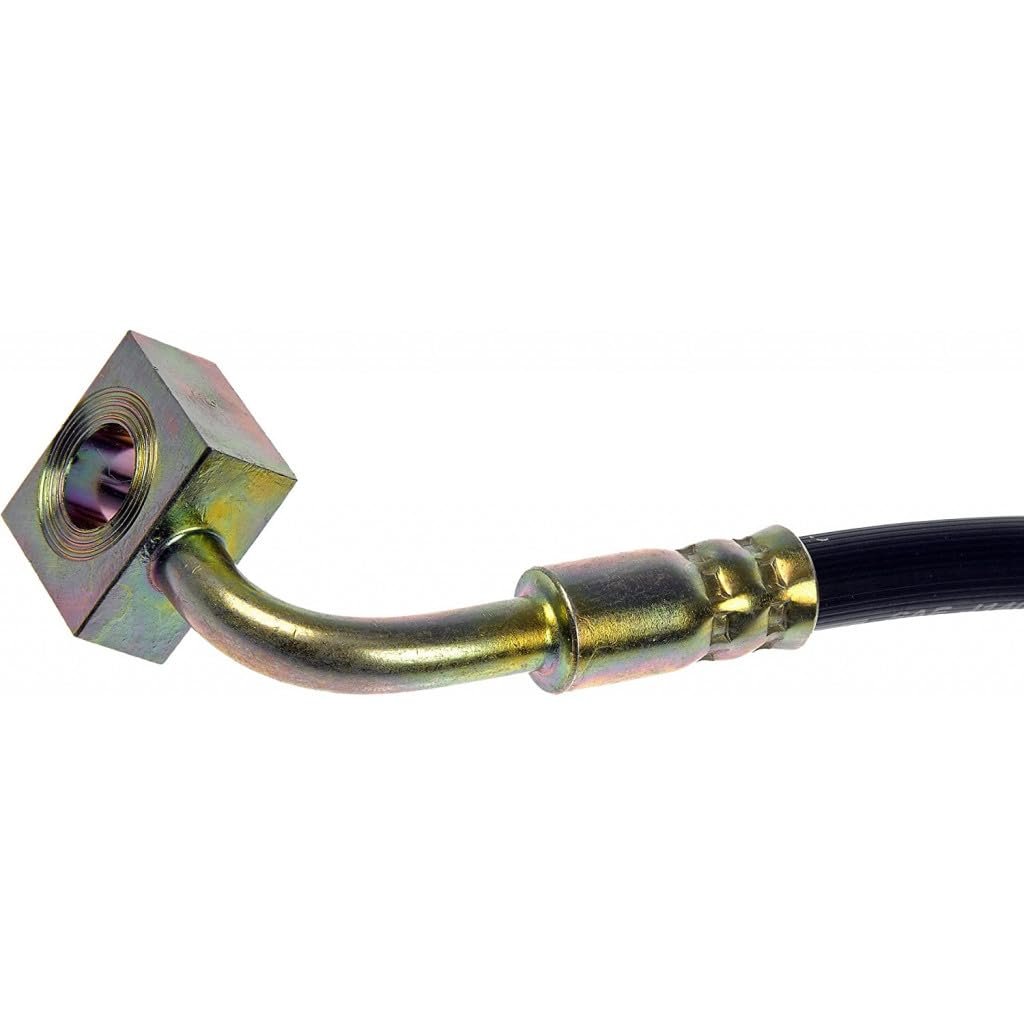 Brake Hydraulic Hose For Chrysler Cirrus 2002 Flexible With Stamped Steel Bracket 19 25 In Axis 1 Length Black Treated Fittings