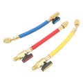 Refrigeration Charging Hoses Set Ball Valve Color Coded Hvac Ac Maintenance