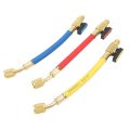 Refrigeration Charging Hoses Set Ball Valve Color Coded Hvac Ac Maintenance