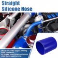 Uxcell 5 Id 6 Length 4-ply Reinforced High Temp Straight Coupler Silicone Reducer Hose Blue For Car Intercooler Intake Piping