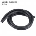 Uxcell 2pcs Lubricating Oil Hose 7mm Id X 10mm Od 3 3ft Water Tube Black Rubber Tubing