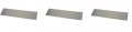 Rockwood 70a 32d Stainless Steel Standard Push Plate Four Beveled Edges 12 Height X 3 Width 0 050 Thick Satin Finish 3-pack 