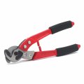 14 In Heavy Duty Electrical Cable Cutter For Multi Wire Copper Aluminum And Stainless Steel Rope Red Pliers 