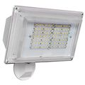 42w Led Security Light With Photocell Sensor 120v White Finish Amax Lighting Led-sl42wh 